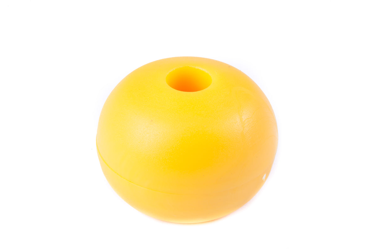 25.31 Yellow  3/16&quot; Yellow Parrel Bead