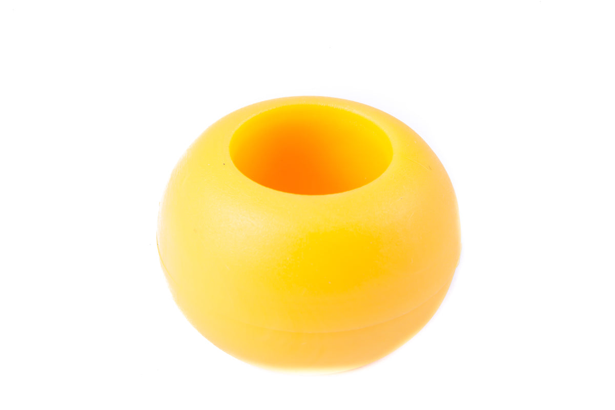 25.35 Yellow 1/4&quot; Parrel Bead