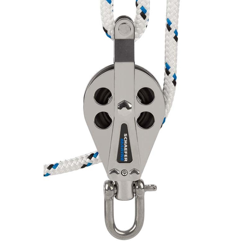 Stainless Steel Single Block w/Becket and UC Sheave