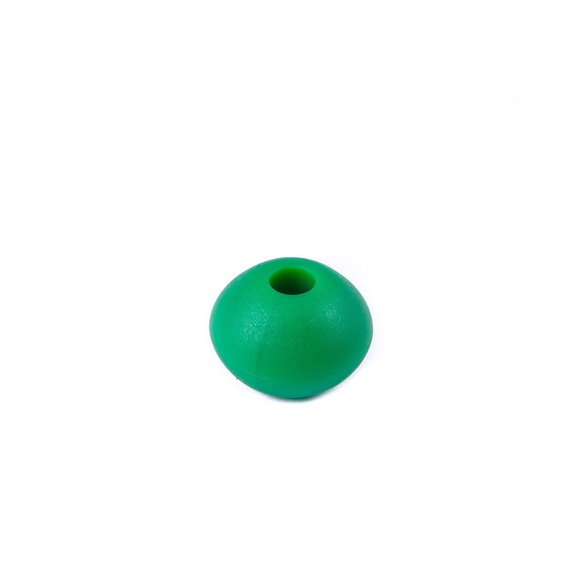 25.31 GRN  3/16&quot; Green Parrel Bead