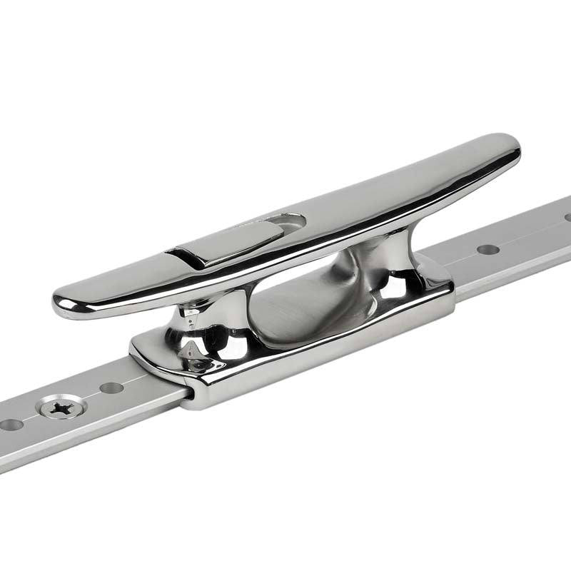 Mid-Rail Chock/Cleat Stainless Steel 70-75 for 1-1/4 T-Track -  SchaeferMarine